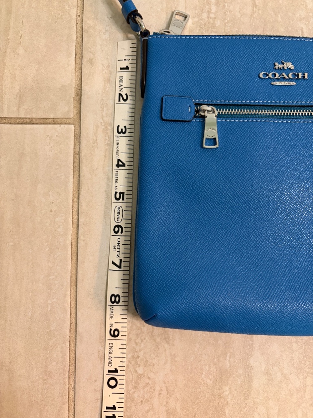 Turquoise Coach Crossbody - Picture 3 of 6